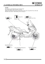 Preview for 14 page of KYMCO MYROAD 700i Service Manual