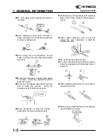 Предварительный просмотр 8 страницы KYMCO People GT 200i Service Manual