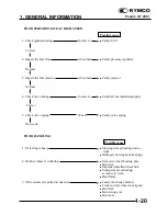 Предварительный просмотр 23 страницы KYMCO People GT 200i Service Manual