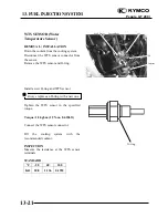 Предварительный просмотр 148 страницы KYMCO People GT 200i Service Manual