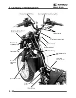 Preview for 16 page of KYMCO People S 250 Service Manual