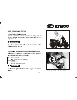 Предварительный просмотр 26 страницы KYMCO PeopleS 250 Owner'S Manual