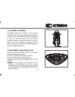 Предварительный просмотр 32 страницы KYMCO PeopleS 250 Owner'S Manual