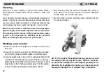 Предварительный просмотр 44 страницы KYMCO Super 8 150 Owner'S Manual