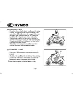 Предварительный просмотр 6 страницы KYMCO Super 9 Owner'S Manual