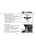 Предварительный просмотр 19 страницы KYMCO Super 9 Owner'S Manual