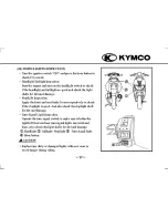 Предварительный просмотр 21 страницы KYMCO Super 9 Owner'S Manual