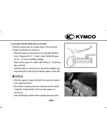 Предварительный просмотр 25 страницы KYMCO Super 9 Owner'S Manual