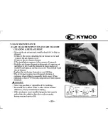 Предварительный просмотр 33 страницы KYMCO Super 9 Owner'S Manual