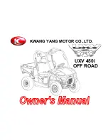 KYMCO UXV 450i Owner'S Manual preview