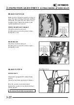 Preview for 119 page of KYMCO XCITING 250 Manual