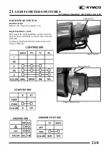 Preview for 490 page of KYMCO XCITING 250 Manual