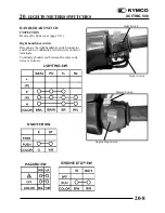 Предварительный просмотр 338 страницы KYMCO XCITING 500 Service Manual