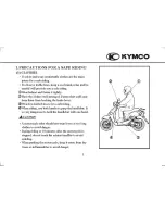 Предварительный просмотр 7 страницы KYMCO YUP 50 Driver Manual