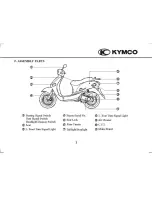 Предварительный просмотр 9 страницы KYMCO YUP 50 Driver Manual