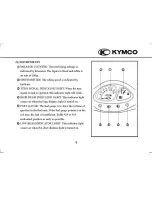 Предварительный просмотр 15 страницы KYMCO YUP 50 Driver Manual