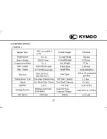 Предварительный просмотр 43 страницы KYMCO YUP 50 Driver Manual