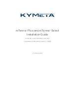 Kymeta mTenna Plus Installation Manual preview