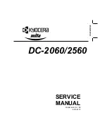 Предварительный просмотр 1 страницы Kyocera Mita DC-2060 Service Manual