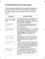 Preview for 6 page of Kyocera Mita FS 8000C - Color Laser Printer Quick Reference Manual