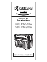 Kyocera Mita KM-P4845w Operation Manual preview