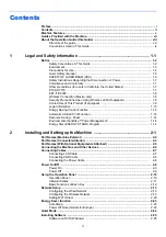 Preview for 3 page of Kyocera 1102RV3AS0 Operation Manual