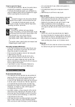 Предварительный просмотр 9 страницы Kyocera 1629298 Safety And Operation Instructions