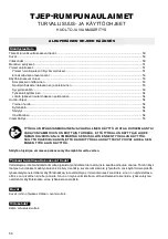 Предварительный просмотр 50 страницы Kyocera 1629298 Safety And Operation Instructions