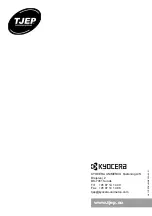 Предварительный просмотр 168 страницы Kyocera 1629298 Safety And Operation Instructions