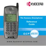 Kyocera 6035 - QCP Smartphone - CDMA Reference Manual предпросмотр