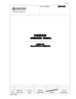Kyocera 6809 Series Operation Manual preview