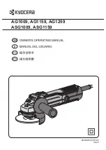 Предварительный просмотр 1 страницы Kyocera AG1009 Owner'S Operating Manual