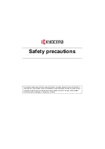 Предварительный просмотр 4 страницы Kyocera AK-9110 Installation Manual