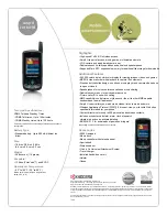 Kyocera Amp'd KX18 Brochure preview