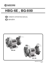 Kyocera BG-800 Owner'S Operating Manual preview