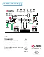 Preview for 2 page of Kyocera CC 2000 Datasheet