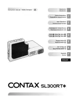 Preview for 1 page of Kyocera Contax SL300RT* Instruction Manual