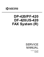 Kyocera DF-420 Service Manual preview