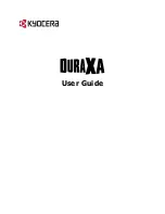 Предварительный просмотр 1 страницы Kyocera Duraxa User Manual