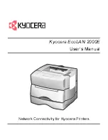 Предварительный просмотр 1 страницы Kyocera EcoLAN 2000E User Manual