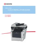 Kyocera ECOSYS FS-1135MFP Quick Installation Manual preview