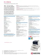 Preview for 2 page of Kyocera ECOSYS FS-1370DN Specifications