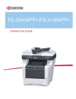 Preview for 1 page of Kyocera ECOSYS FS-3040MFP+ Operation Manual