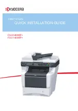 Kyocera ECOSYS FS-3040MFP+ Quick Installation Manual preview