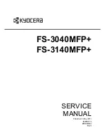 Preview for 1 page of Kyocera ECOSYS FS-3040MFP+ Service Manual