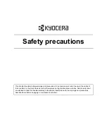 Preview for 5 page of Kyocera ECOSYS FS-3040MFP+ Service Manual