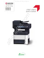 Preview for 1 page of Kyocera ECOSYS M3040idn First Steps Quick Installation Manual