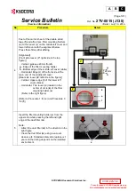 Предварительный просмотр 5 страницы Kyocera ECOSYS M6030cdn Service Bulletin