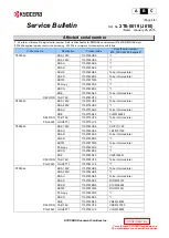 Предварительный просмотр 4 страницы Kyocera ECOSYS P3045dn Service Bulletin