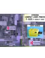 Preview for 1 page of Kyocera F-1000 User Manual